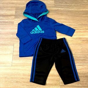 Adidas Infant 2-Piece Hooded Sweatsuit